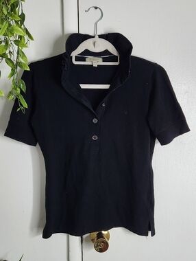 🖤🐎 BURBERRY London Ruffle Collar Polo 🖤